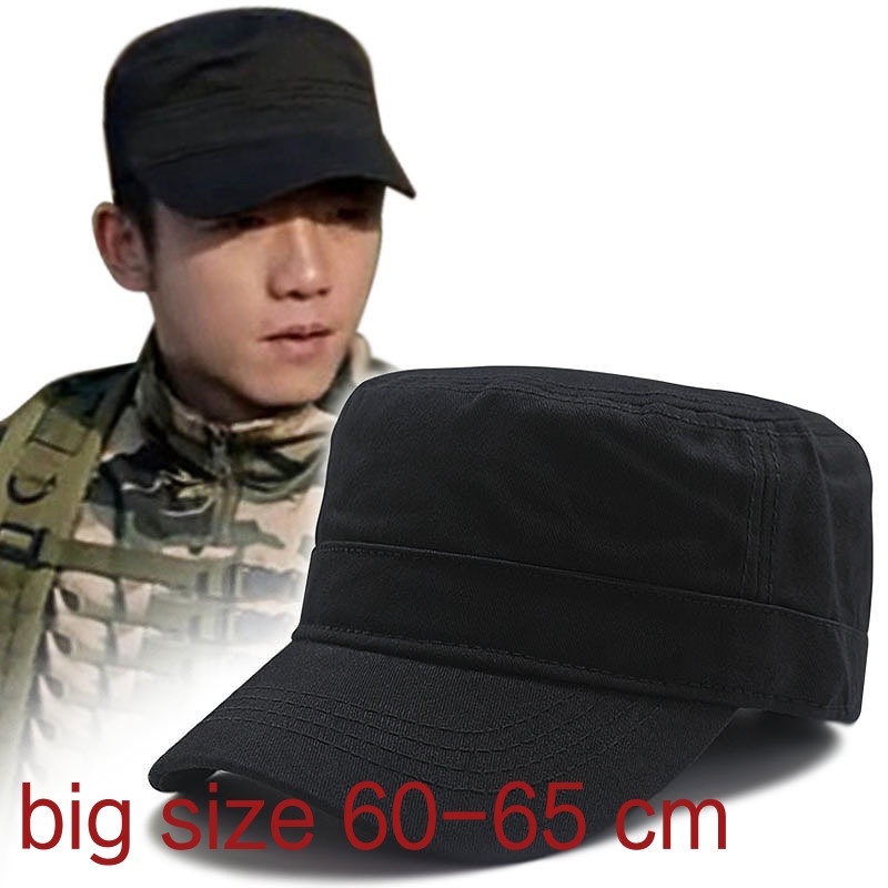 Mũ Lưỡi Trai Vải cotton Cỡ Lớn 60-65Cm Kiểu Hàn Quốc Cá Tính Cho Nam