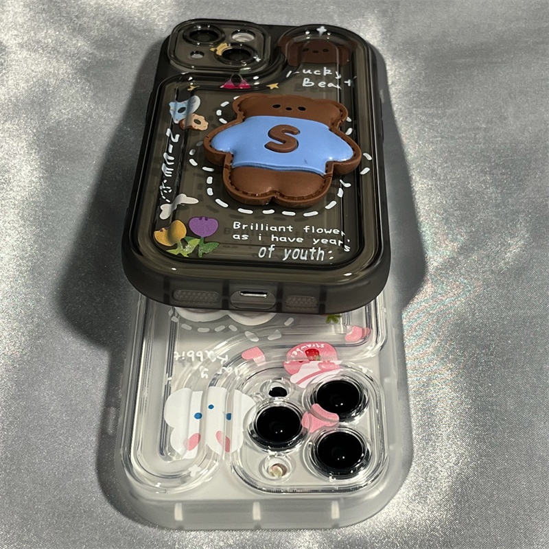 Ốp Lưng Hình Gấu Đáng Yêu Cho IPhone 14 13 12 11 7 8 Pro Max XS XR 8 7 14 Plus | BigBuy360 - bigbuy360.vn