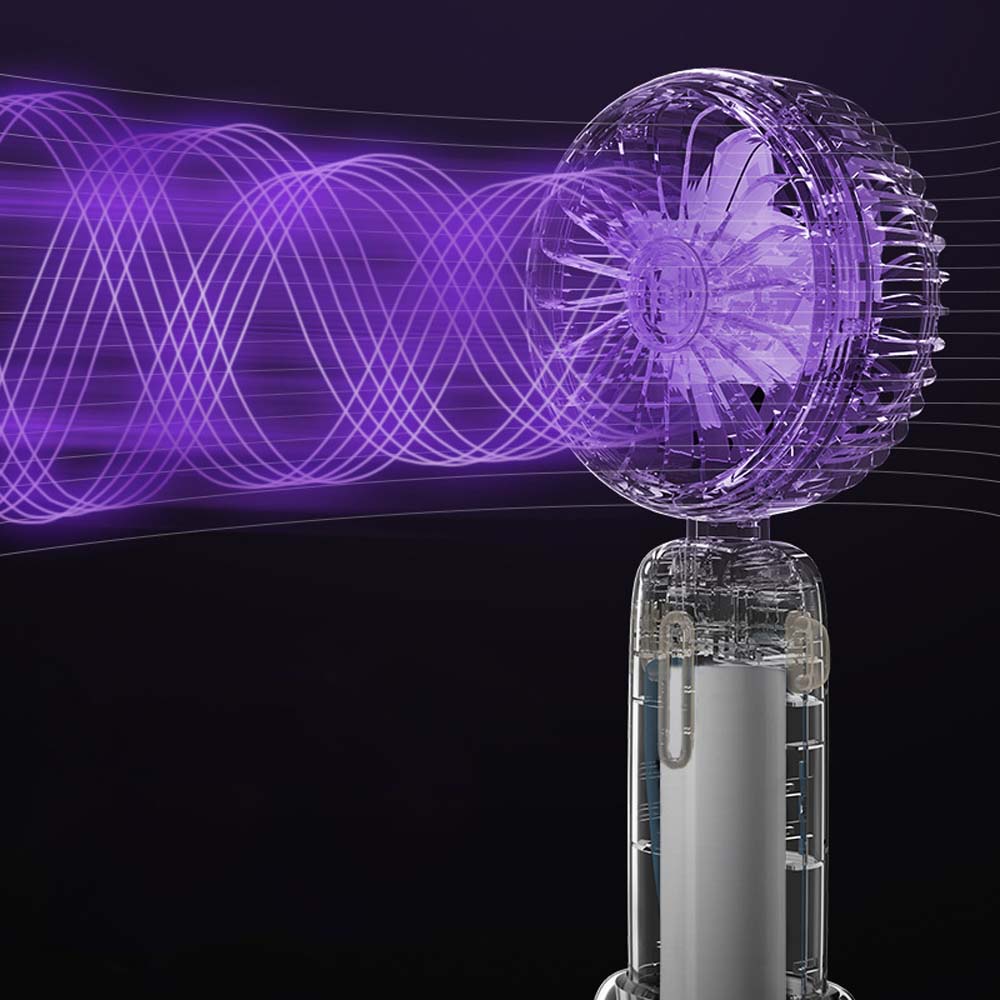 Portable Rechargeable Handheld Fan - Small Quiet Personal Cooler Powered Desk