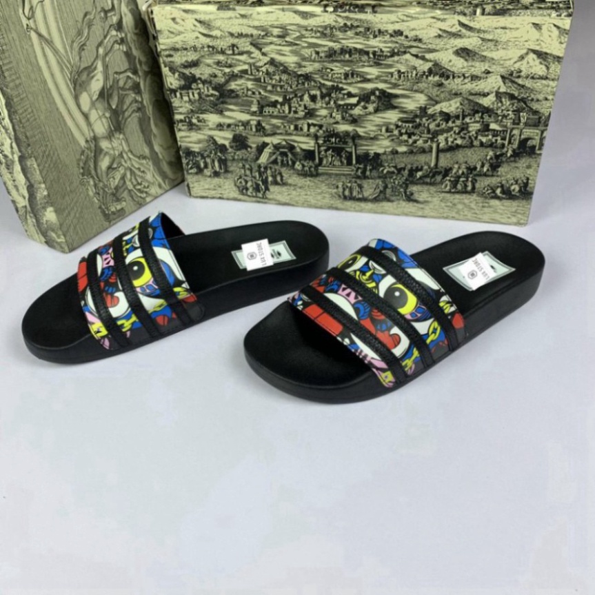 Dép Adidas Kì Lân Đế Chữ - Dép Quai Ngang Nam Nữ Thời Trang Cao Cấp Hottrend 2022