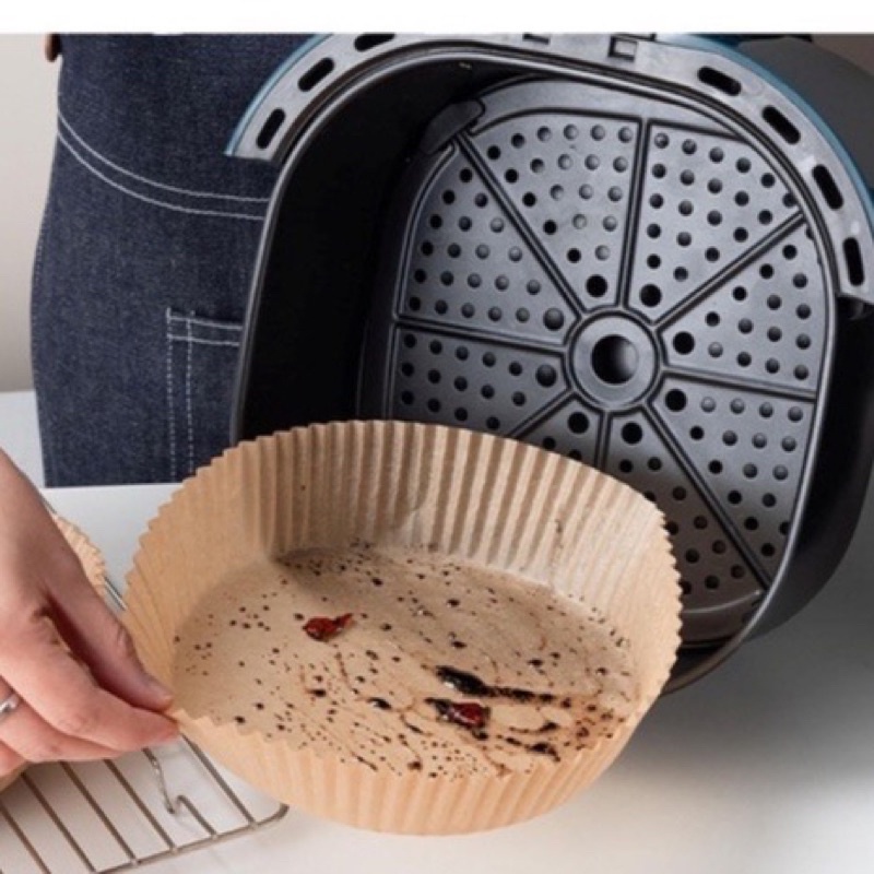 Sét 50 tờ giấy nến lót nồi chiên không dầu