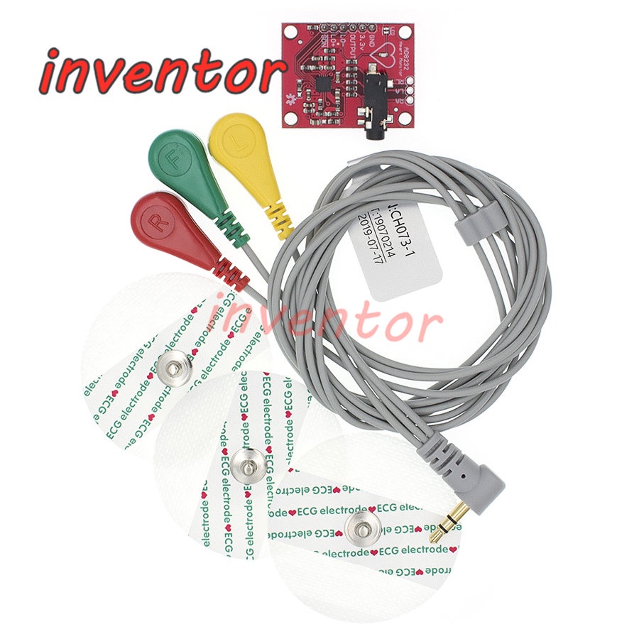 AD8232 Ecg mô-đun AD8232 ecg đo xung tim ecg giám sát bộ mô-đun cảm biến Diy