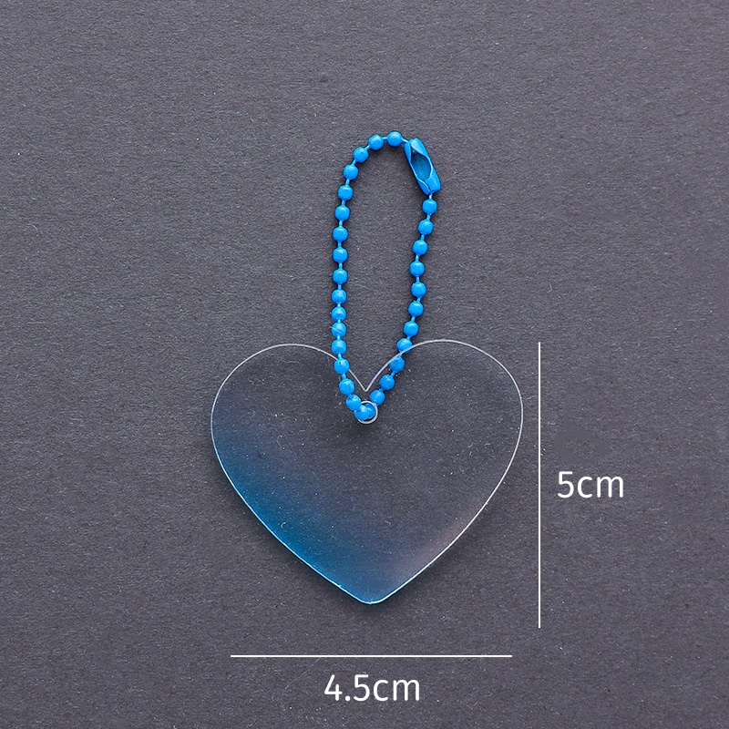 Miếng Dán Acrylic Trong Suốt Màu Gradient Trang Trí Móc Khóa / Thẻ Cuckoo