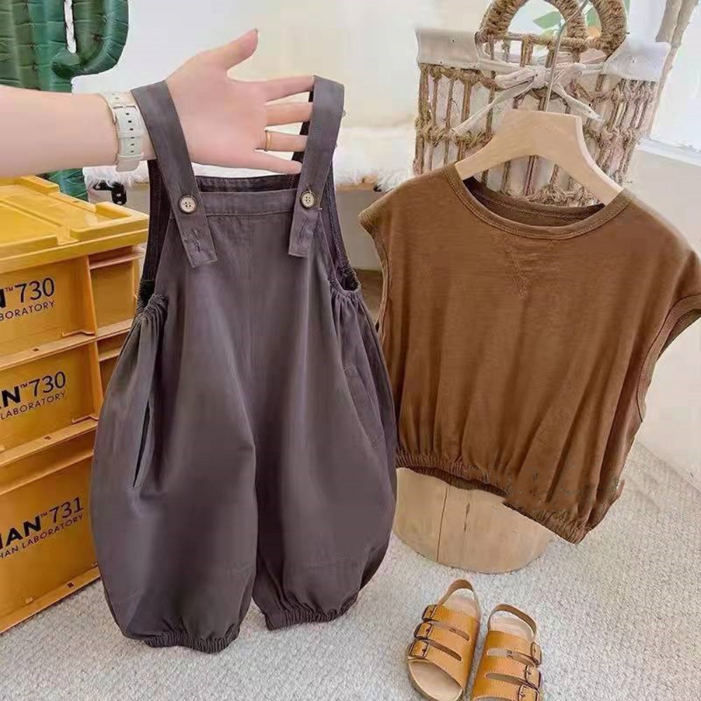 Khung Treo Đồ Dùng Em Bé Tiện Dụng Chất Lượng Cao❤Bộ Áo Liền Quần Thoải Mái Phong Cách Retro Hàn Quốc Cho Bé