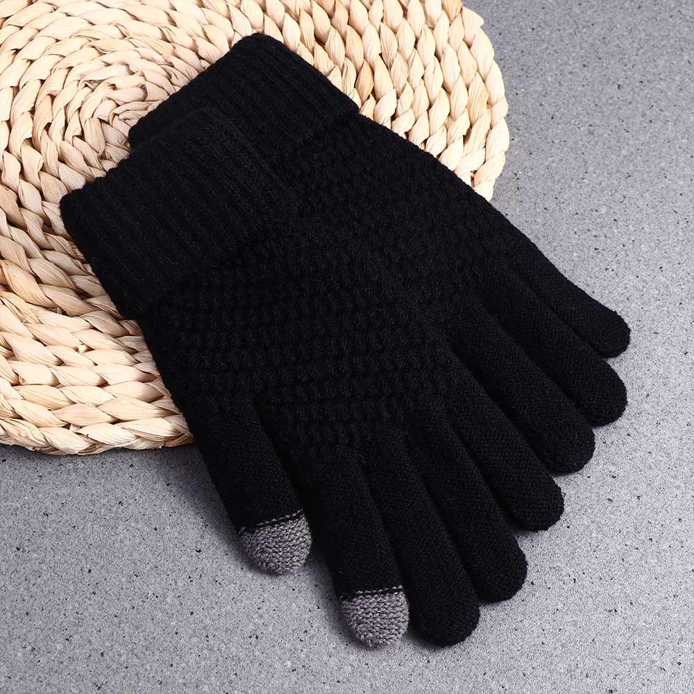 Găng Tay Công Sở Dày Co Giãn Dày Dặn Có Thể Chạm Màn Hình Cảm Ứng