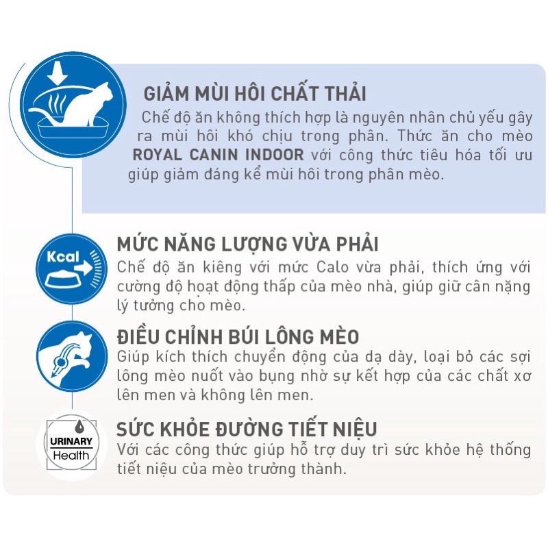 Hạt Royal canin Indoor cho mèo trưởng thành ít vận động - Hạt cho mèo Binw pack