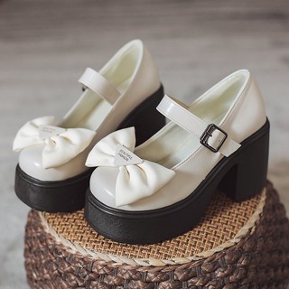 Giày lolita có big size từ 35 - 42 gót cao 8cm