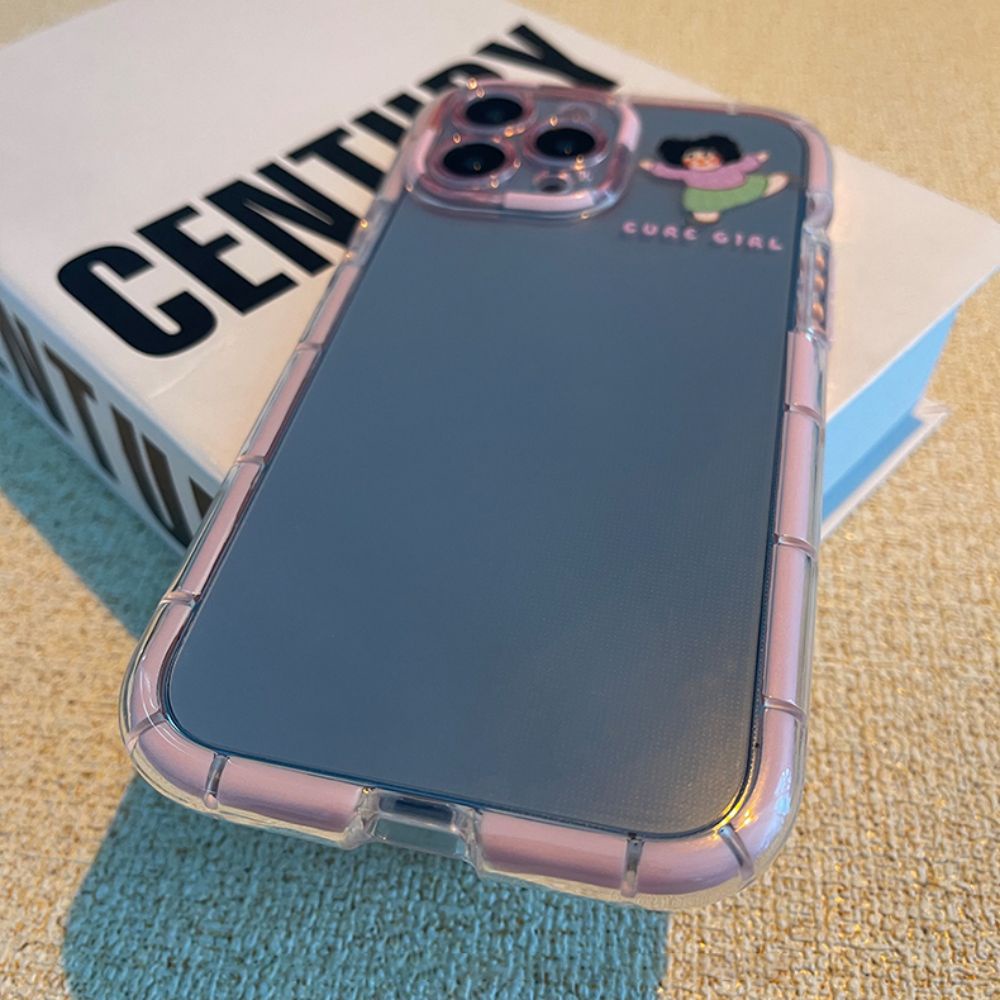 Ốp Điện Thoại TPU Mềm Chống Sốc Màu Dạ Quang Dễ Thương Cho IPhone 11 12 13 14 Pro Max