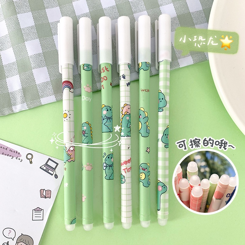 Bút Mực Có Thể Xóa Được Họa Tiết Hoạt Hình Đáng Yêu 0.5