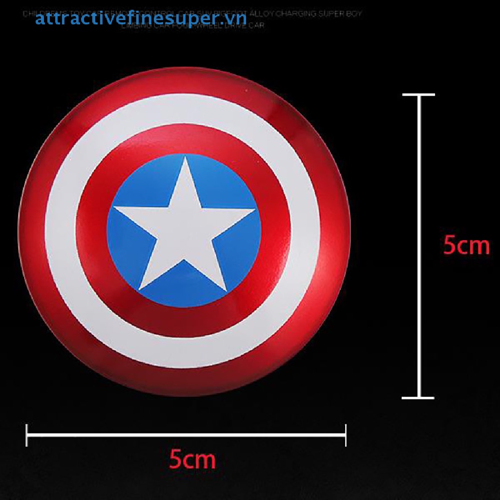 Vỏ Bọc Nút Công Tắc Khởi Động Xe Hơi Hình Captain America