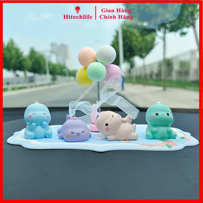 Mô Hình Trang Trí Taplo Ô Tô Xe Hơi Bàn Làm Việc Bàn Học Phòng Khách Khủng Long Mini Siêu Cute - Phụ Kiện Oto Hitechlife