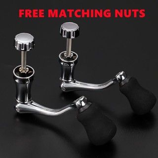 Tay Quay Máy Câu Cá Thay Thế Bằng Kim Loại Với Núm Xoay Bằng Nhựa