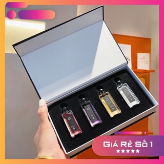 Nước hoa nam nữ, set 4 chai nước hoa unisex nam nữ, lưu hương lâu 6 giờ đến 8 giờ