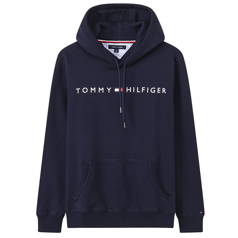 Hàng Có Sẵn Áo Sweatshirt Tomy Áo Hoodie Chui Đầu Có Cổ Nhãn Hiệu Phong Cách Cặp Đôi Cho Nam Và
