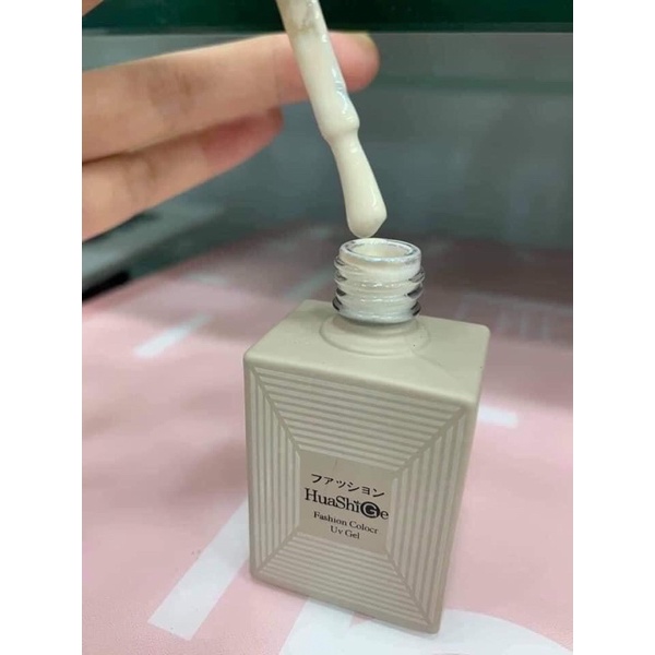 Sơn gel, sơn móng tay màu kem huaxi