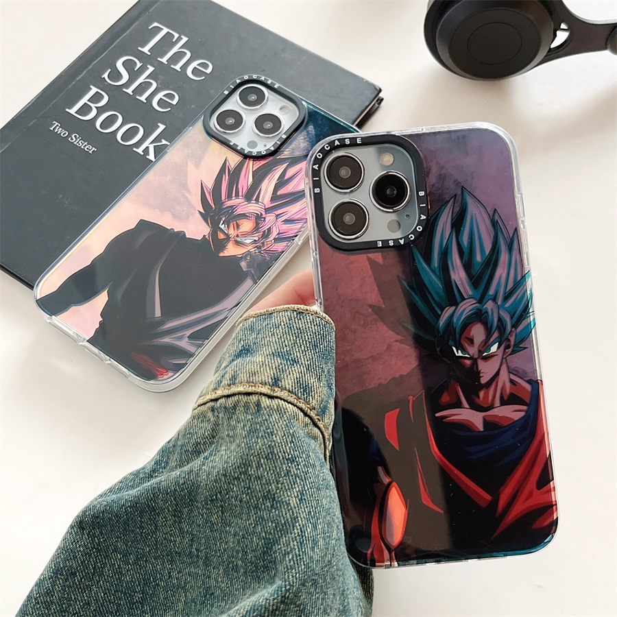 Ốp Điện Thoại Cứng Màu laser Họa Tiết Hoạt Hình dragon ball Cho iphone 15 pro max iphone 14 pro max iphone 13 pro max iphone 12 pro max iphone 11