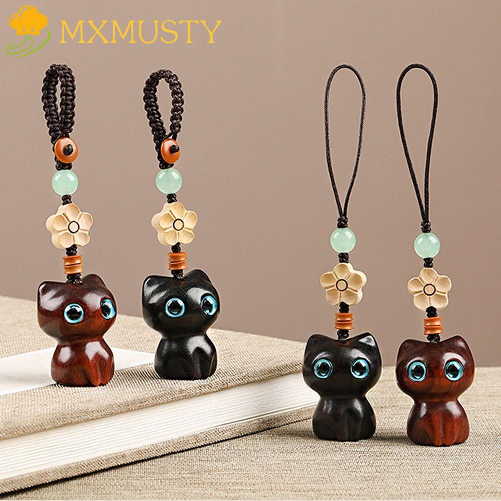 Móc Chìa Khóa Bằng Gỗ Đàn Hương Phong Cách Trung Hoa Độc Đáo