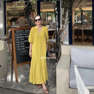Đầm suông đuôi cá ô xốp