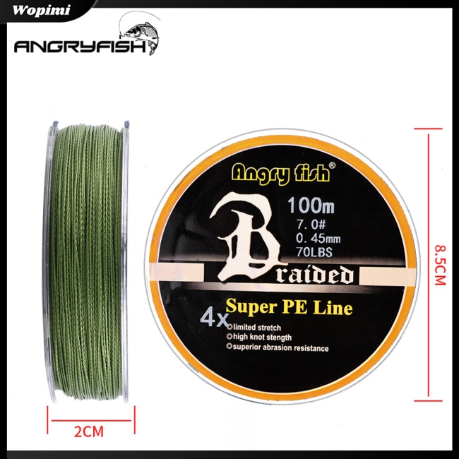 Mf Cuộn Dây Câu Cá Bện 4 Sợi 100m / 109yds 10LB-80LB