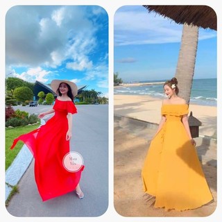 Đầm Maxi Đi Biển Đi Du Lịch Siêu Đẹp