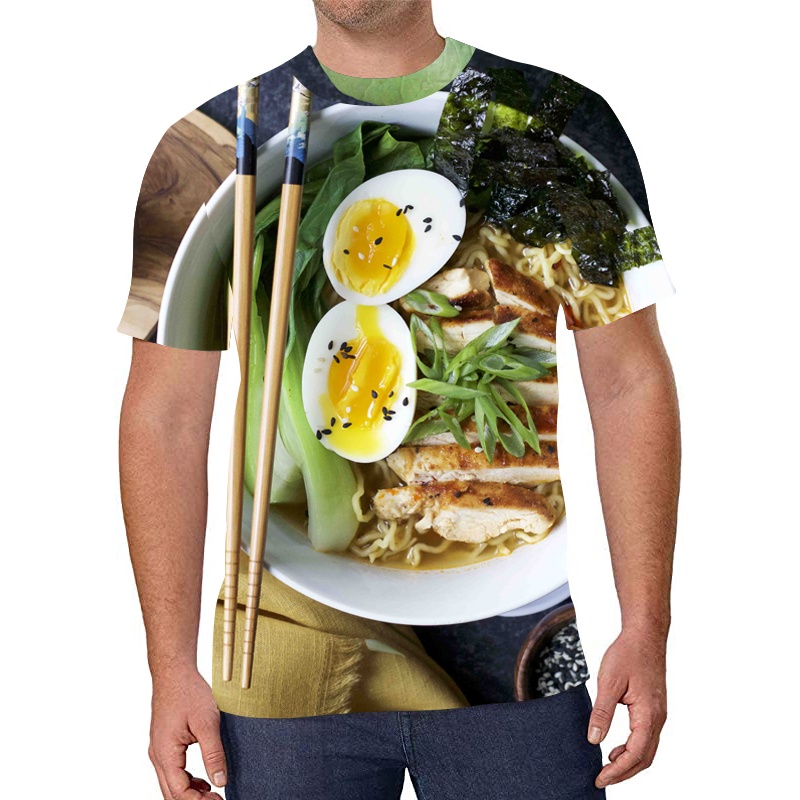 Áo Thun Ngắn Tay In Họa Tiết 3D Thời Trang Mùa Hè 2022 Dành Cho Nam