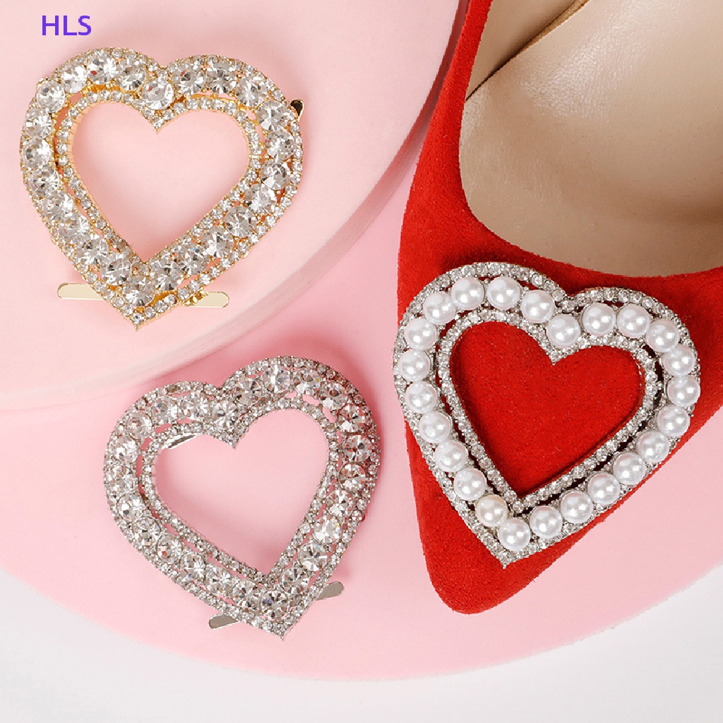 Bộ 2 Phụ Kiện Đá Lấp Lánh Trang Trí Giày Cao Gót Cho Cô Dâu