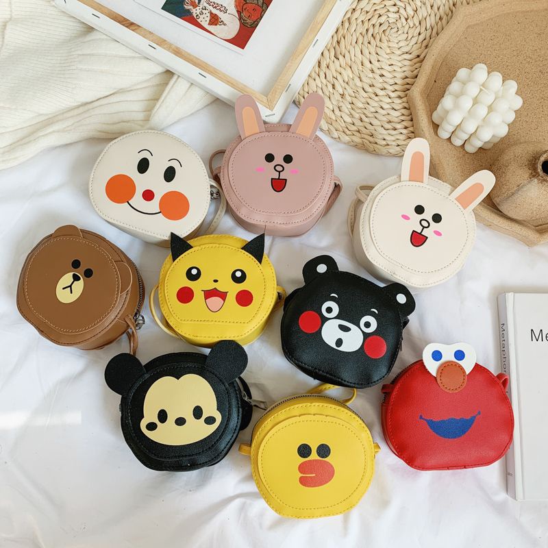 Túi Đeo Chéo Hình Pikachu Dễ Thương Cho Bé Gái