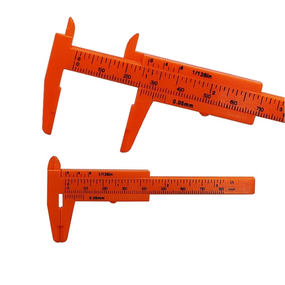 Thước Cặp Cơ Khí Bằng Nhựa Mini 80mm 80mm Chuyên Dụng