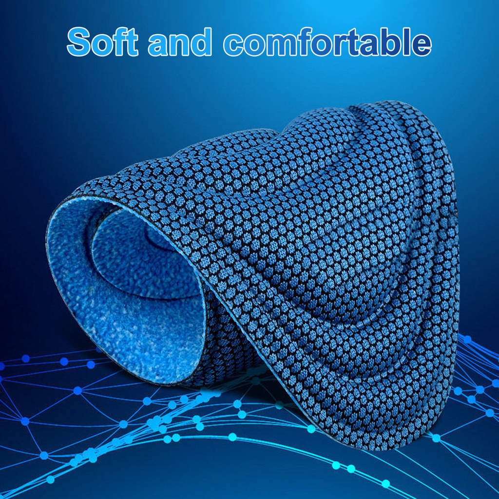 1 Cặp Đế Lót Giày Mềm Mại 3D Chống Trượt Độ Co Giãn Cao