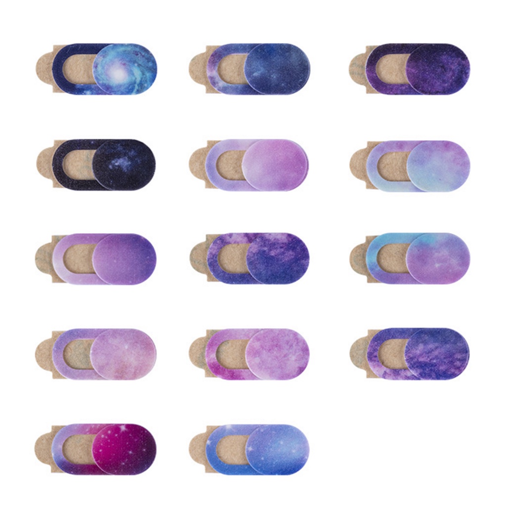 Set 2 Nắp Bảo Vệ Ống Kính Máy Ảnh Laptop Chống Rơi Vỡ Có Thể Tháo Rời