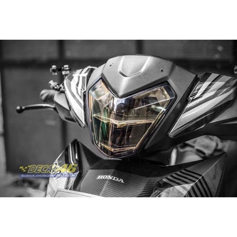 Decal Giấy Dán Đen Khói Dán Pha oto Xe máy