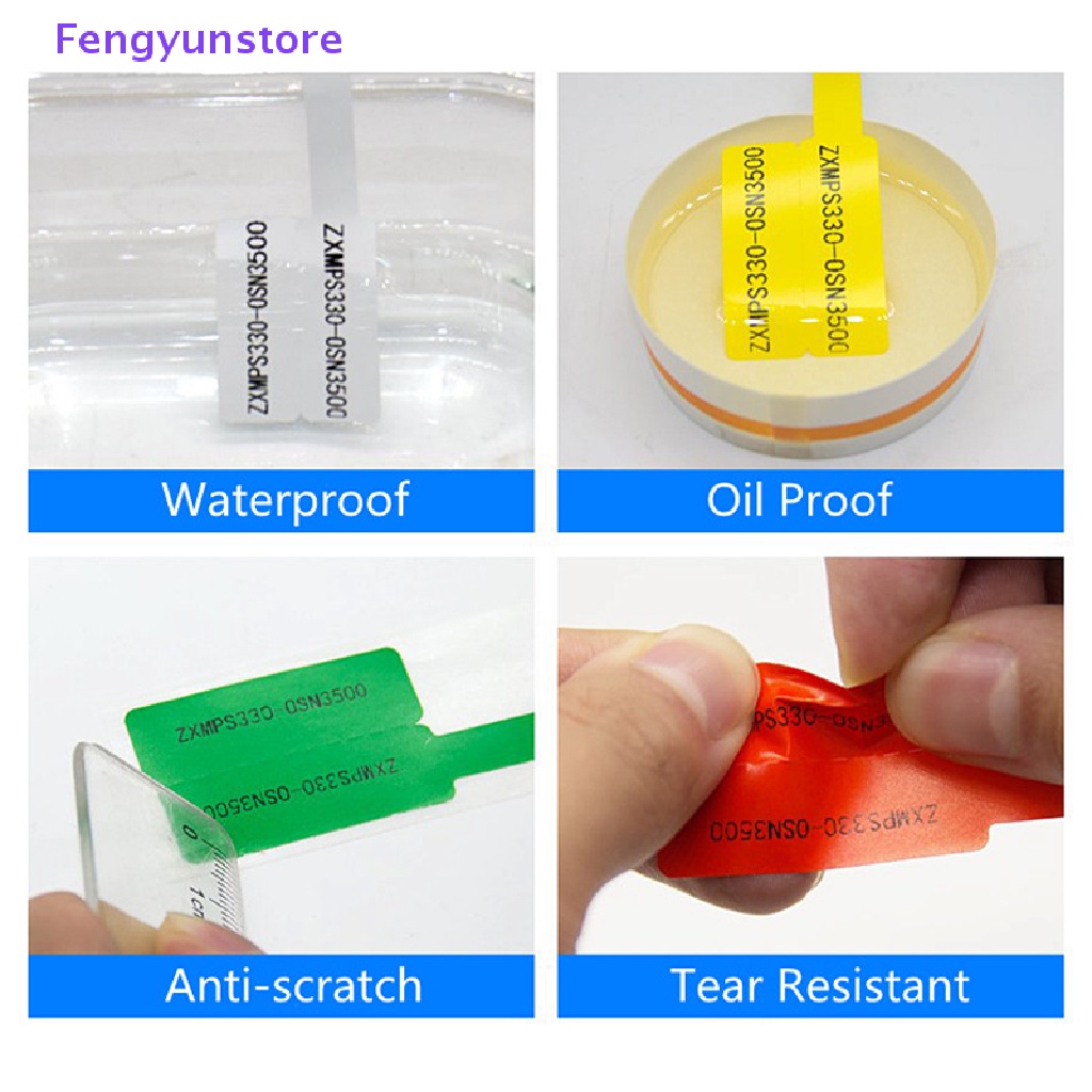 Set 150 / 5 Tấm Nhãn Dán Chống Thấm Nước Chuyên Dụng Cho Dây Cáp Mạng