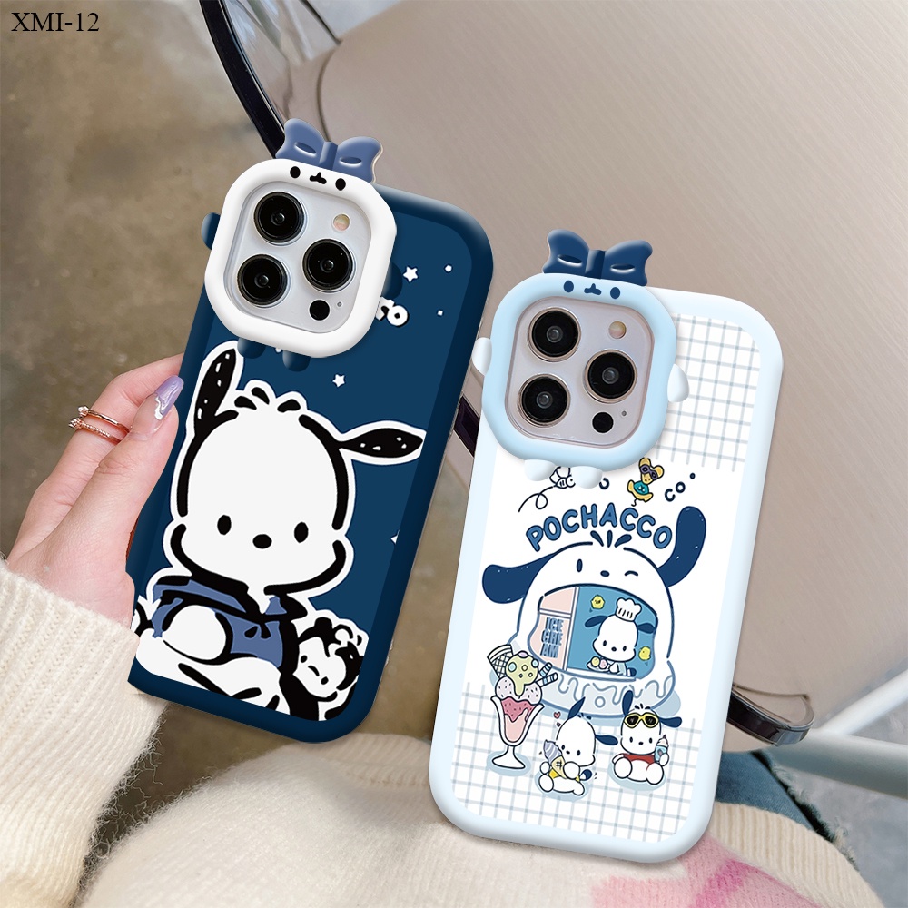 Xiaomi Mi 12 12X 11 Pro Lite NE 5G Cho Ốp lưng điện thoại In Hình Cartoon Bow Pochacco Pattern