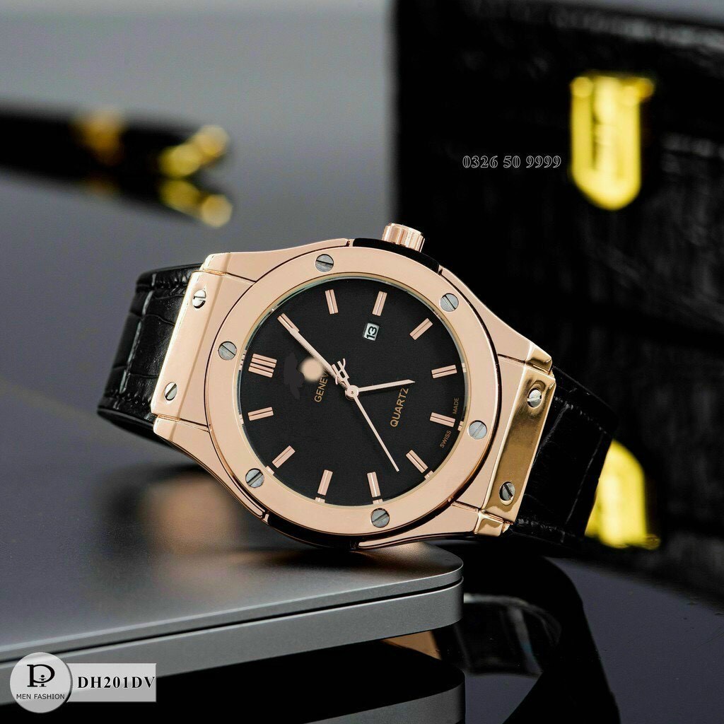 Đồng hồ hu bờ lot nam.dây silicon bọc da bò cao cấp - bảo hành 12 tháng | BigBuy360 - bigbuy360.vn