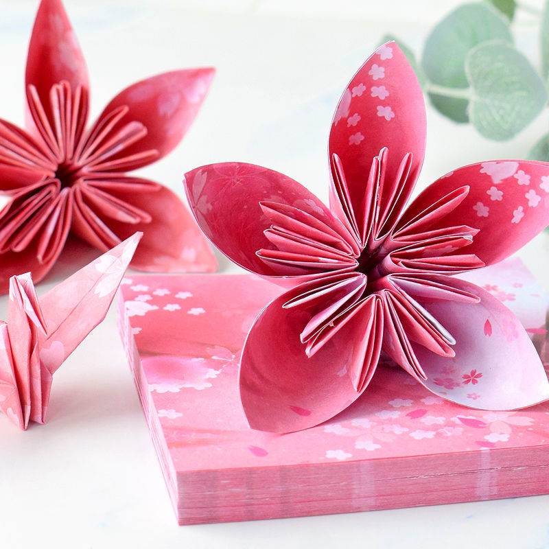15cm 200 Giấy Xếp Hình origami Nhiều Màu Sắc