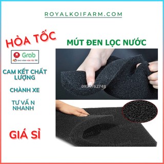 Mút Đen Lọc Nước Hồ Cá khổ 50x50x5cm và 3cm