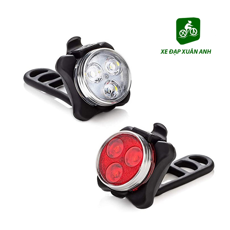 Đèn LED Pha Siêu Sáng Gắn Xe Đạp Sạc USB Chống Nước