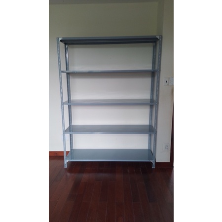 Kệ Sắt V Lỗ 5 Tầng Dài 1m2 x Rộng 0,4m x Cao 2m Đa Năng Lắp Ghép Để Đồ