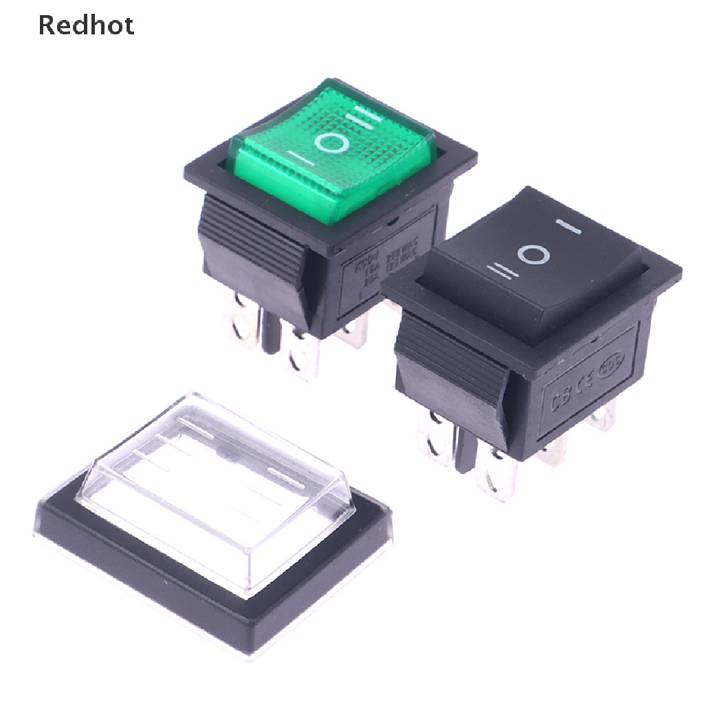 Công Tắc Bật / Tắt Đèn KCD4 KCD6 4 / 6PIN Cho Tàu Thuyền