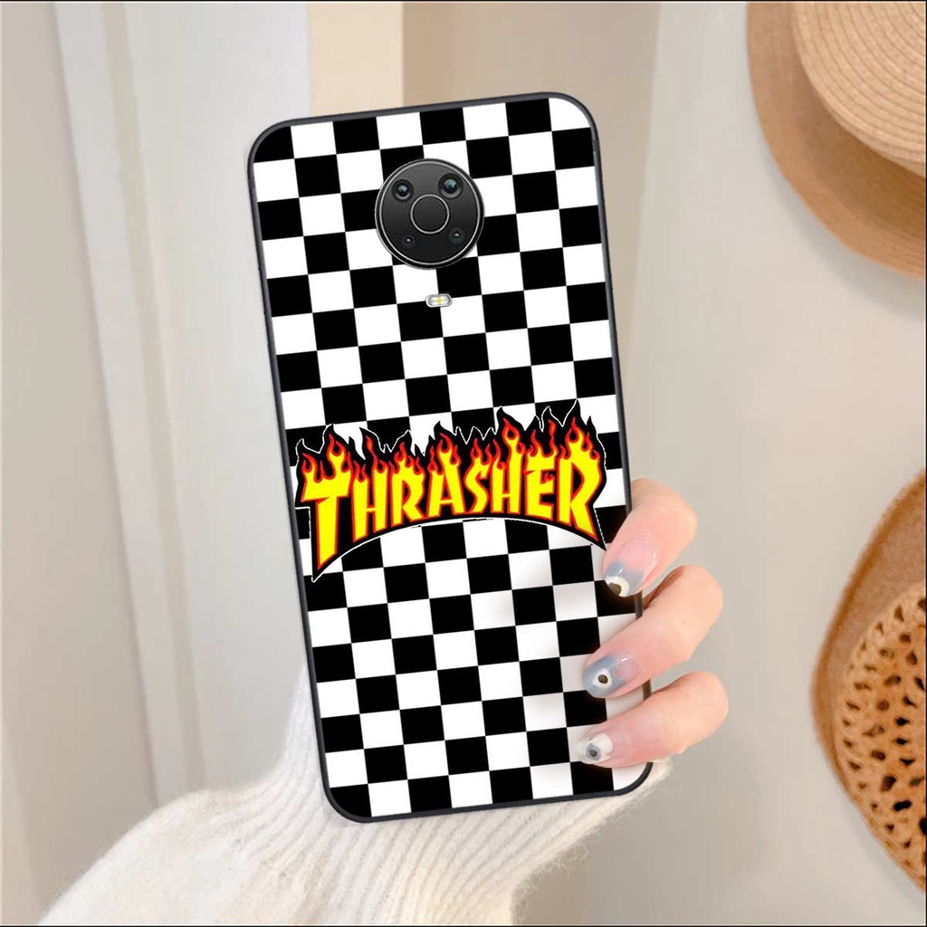 Ốp lưng Nokia G20 hình caro, thời trang hàng hiệu cao cấp, vỏ ốp rẻ đẹp