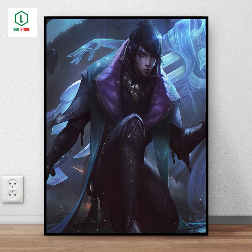 Tranh APHELIOS Liên Minh Huyền Thoại, Tranh Treo Tường Trang Trí Phòng Khách,Ngủ VML-Top 05 Tranh,Poster LOL