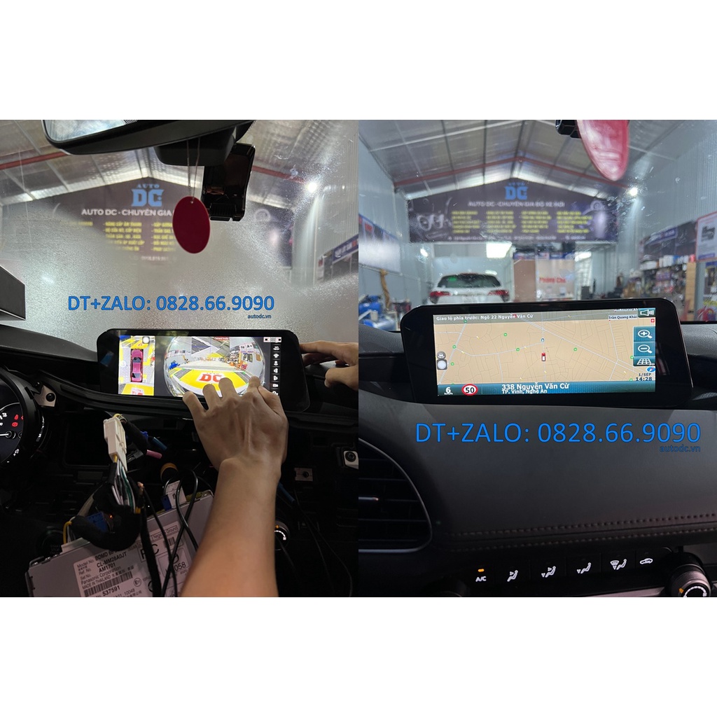 Màn hình xe oto DVD Android dành cho Xe Mazda 3 có camera 360 tích hợp đời 2020 - 2022
