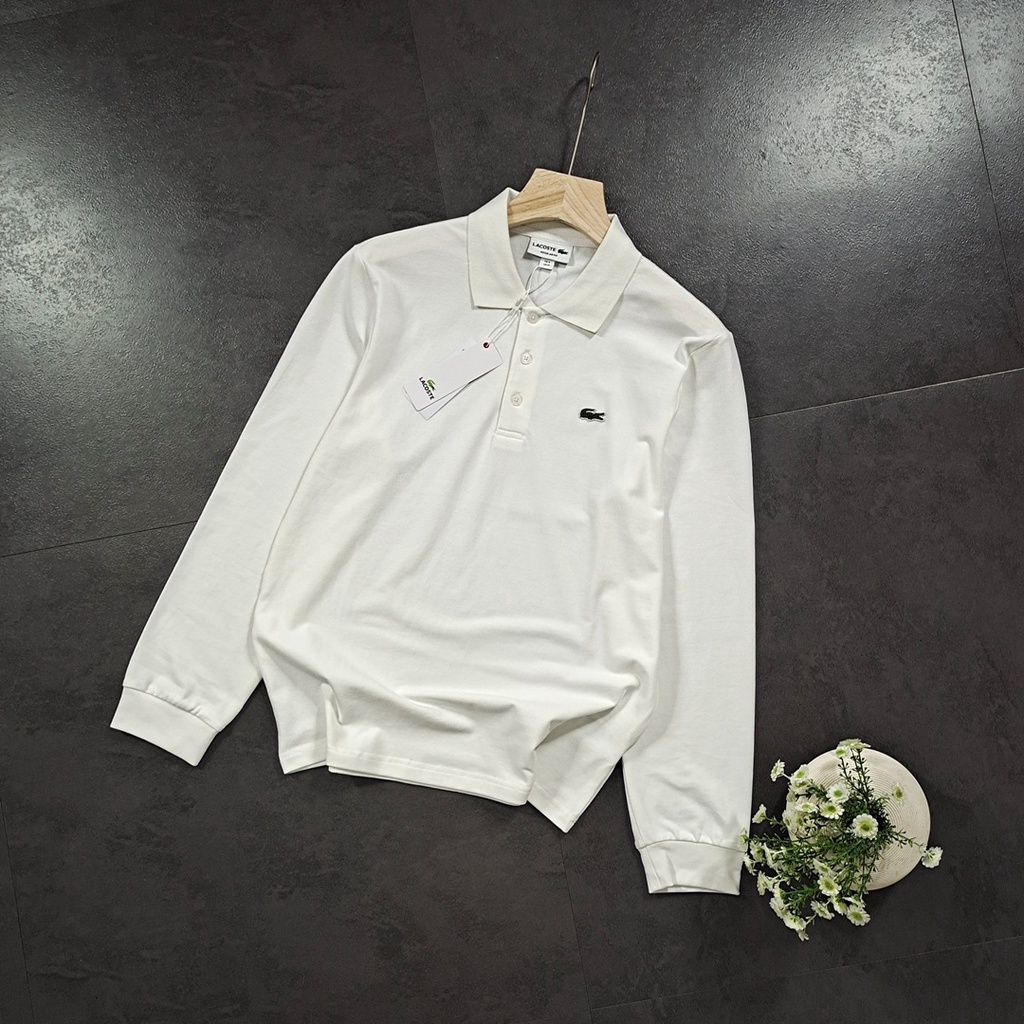 Hàng order xuất dư ***LACOSTE 22ss áo nam polo có ve áo giản dị dành cho nam giới công sở