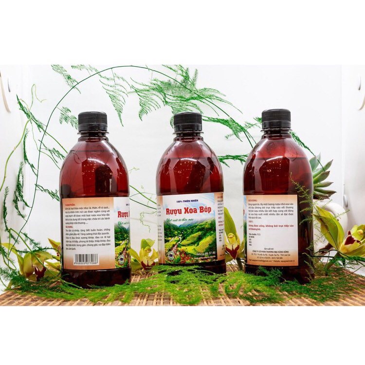 Rượu Xoa Bóp Sa Pa Green