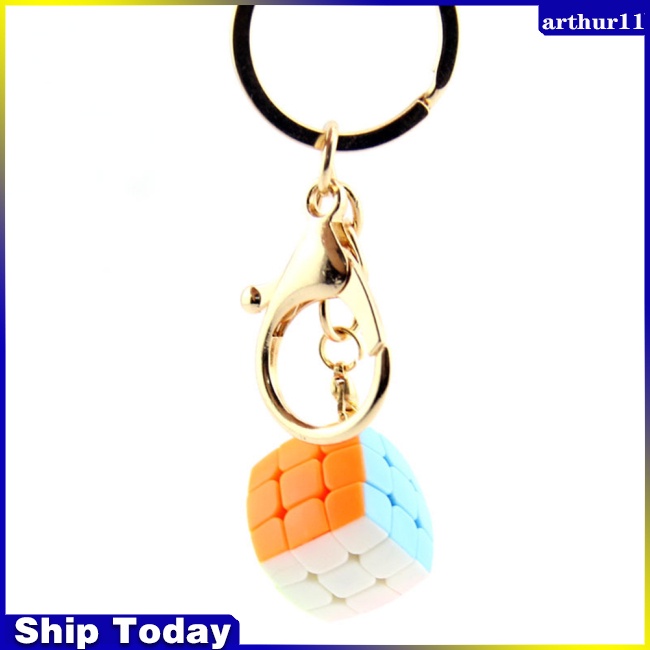 Đồ Chơi Khối Rubik 3x3 2.0cm Mini Dạng Móc Khóa