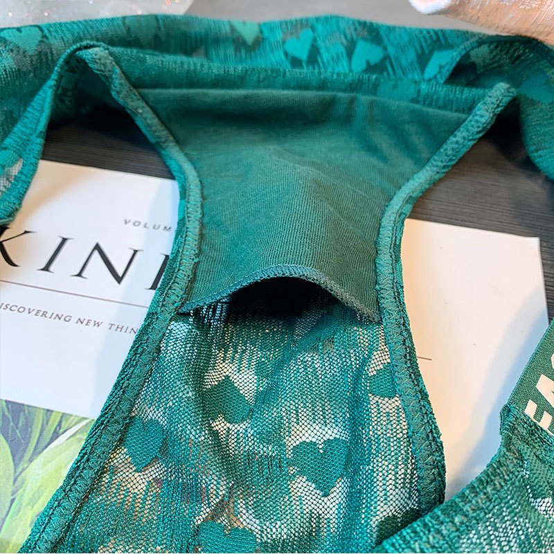 Quần Lót Cotton Lưng Thấp Phối Ren Thoải Mái Gợi Cảm Cho Nữ