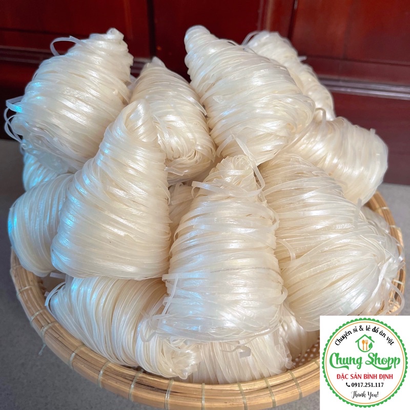 Bún Sắt Khô, Bún Phở Khô Bình Định 1Kg, Đặc Sản Bình Định