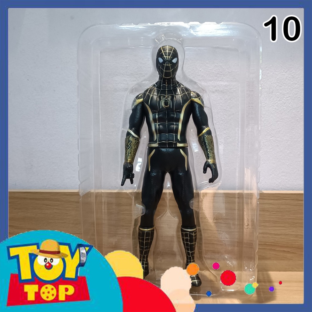 Đồ chơi Figure mô hình nhân vật Marvel người sắt Iron Man Thor Hulk Venom người nhện Spider man cao 30cm