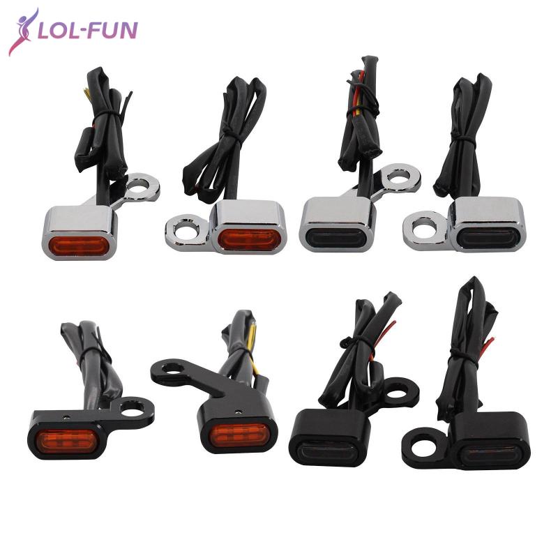 1 Cặp Đèn LED Tín Hiệu Cho Xe Mô Tô Harley Touring 2009-2017 Softail 2015-2020