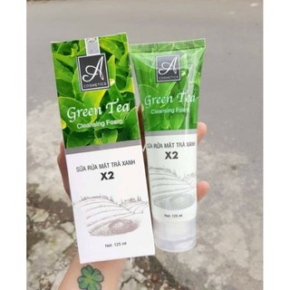 Sữa rửa mặt trà xanh green tea x2